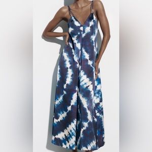 Zara- Tie- Dye midi slip dress- BRAND NEW